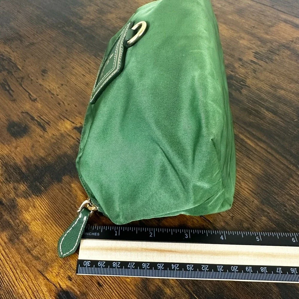 Prada Green Tessuto Cosmetic  Pouch with Certificate of Authenticity - Picture 13 of 16
